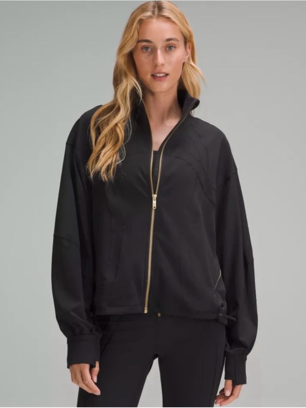 Lululemon Relaxed Fit Define Gold Zipper